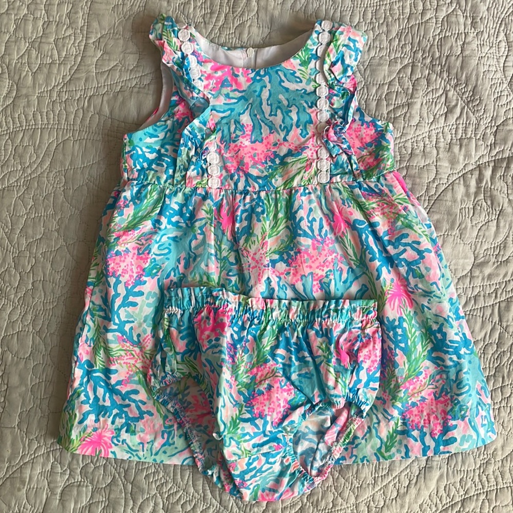 Lilly Pulitzer 18-24M dress with bloomers